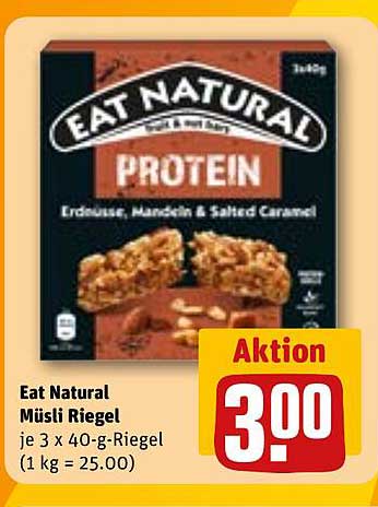 Eat Natural Müsli Riegel - Erdnüsse, Mandeln & Salted Caramel