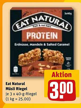 Eat Natural Müsliriegel 3 x 40-g-Riegel