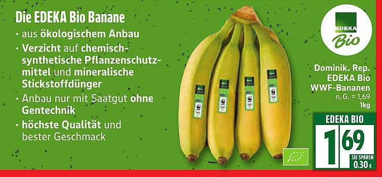 EDEKA Bio Bananen 1kg – Nachhaltig und Köstlich