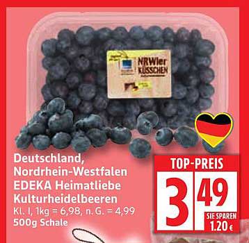 EDEKA Heimatliebe Kulturheidelbeeren 500g