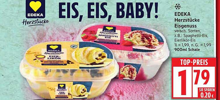 EDIKA Herzstücke Eisgenuss 900ml