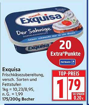 Exquisa Frischkäsezubereitung - Der Sahninge