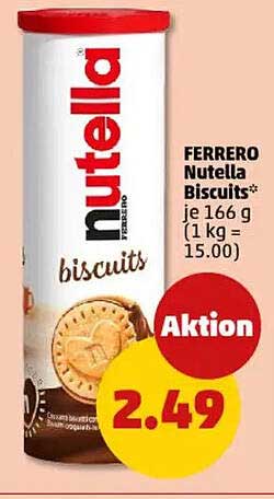 FERRERO Nutella Biscuits* je 166 g
