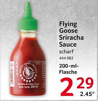 Flying Goose Sriracha Sauce 200 ml - Scharf