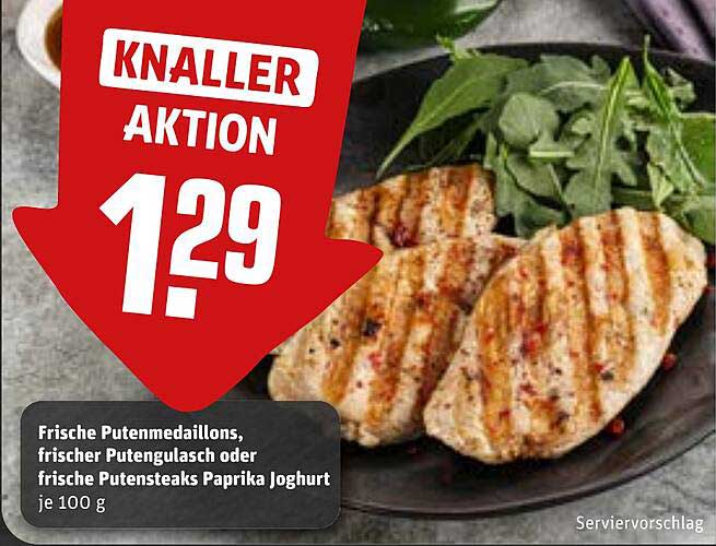 Frische Putenschnitzel, Putengulasch oder Putenspieße - Aktionsangebot