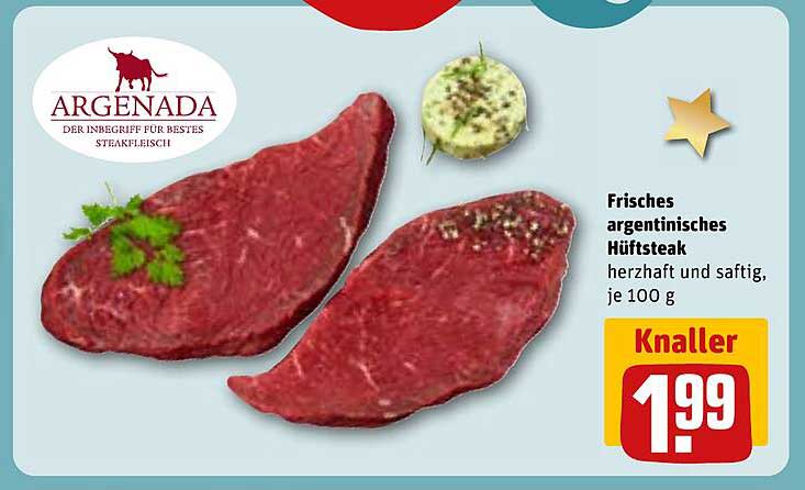 Frisches argentinisches Hüftsteak
