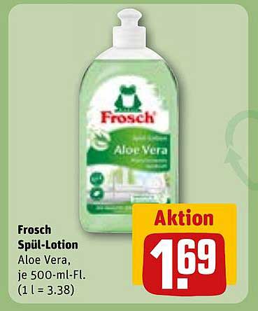 Frosch Spül-Lotion Aloe Vera, je 500-ml-Fl.