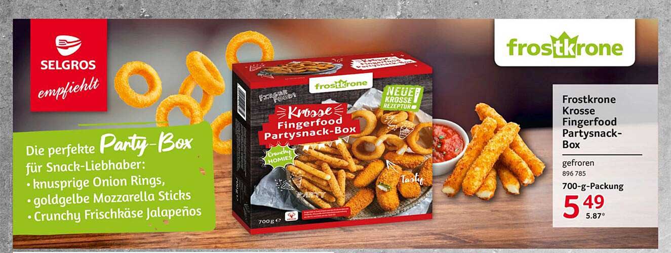 Frostkrone Krosse Fingerfood Partysnack-Box 700 g