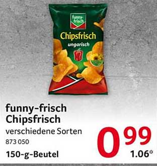 funny-frisch Chipsfrisch - verschiedene Sorten 150-g-Beutel