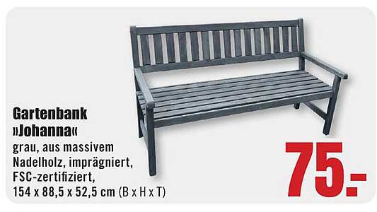 Gartenbank »Johanna«
