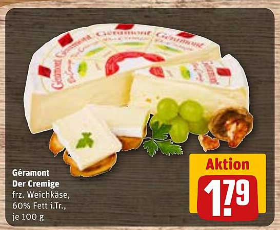 Géramont Der Cremige - Frischkäse, 60% Fett i.Tr., je 100 g