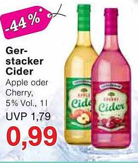Gerstacker Cider - Apple oder Cherry, 5% Vol., 11