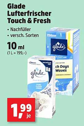 Glade Luftfrischer Touch & Fresh Nachfüller - verschiedene Sorten