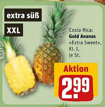 Gold Ananas »Extra Sweet«, Kl. I, je St.