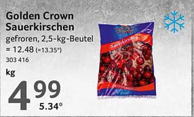 Golden Crown Sauerkirschen gefroren, 2,5-kg-Beutel