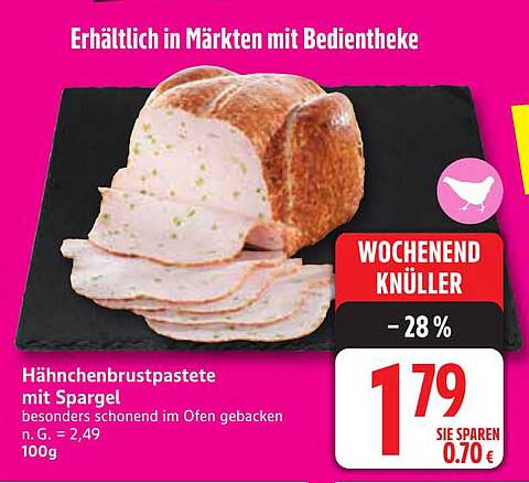 Hähnchenbrustpastete mit Spargel