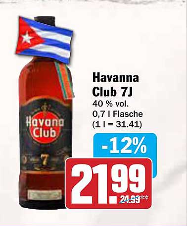 Havanna Club 7J - 0,7 l Flasche