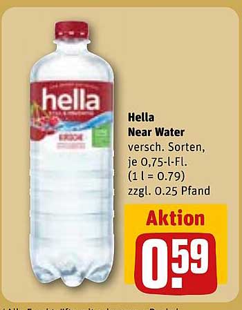 Hella Near Water 0,75-l-Flasche – Erfrischung zum Genießen