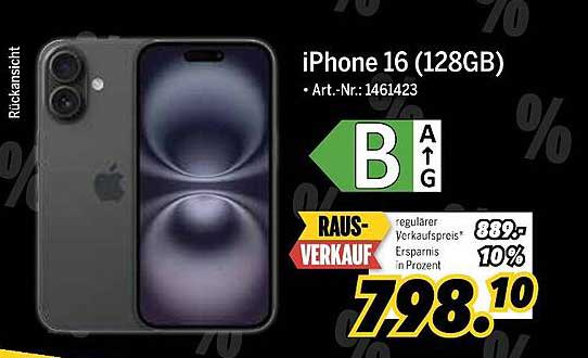 iPhone 16 (128GB)