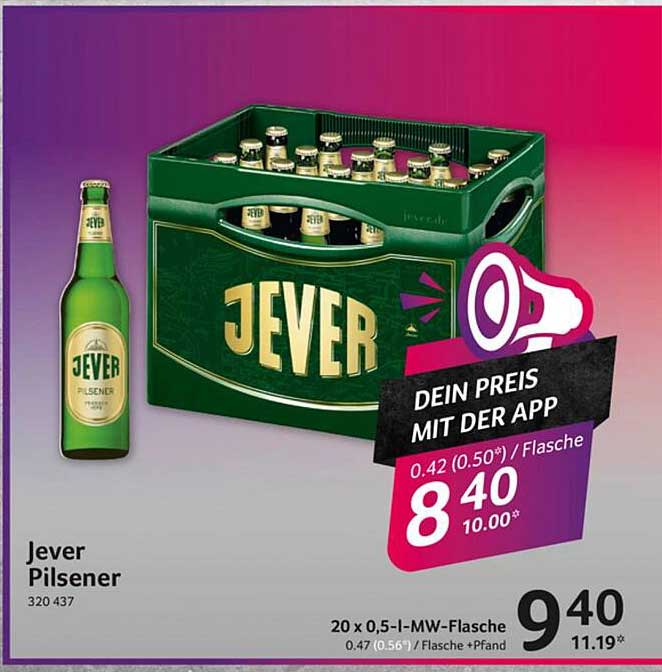 Jever Pilsener 20 x 0,5 l Kasteneinheit