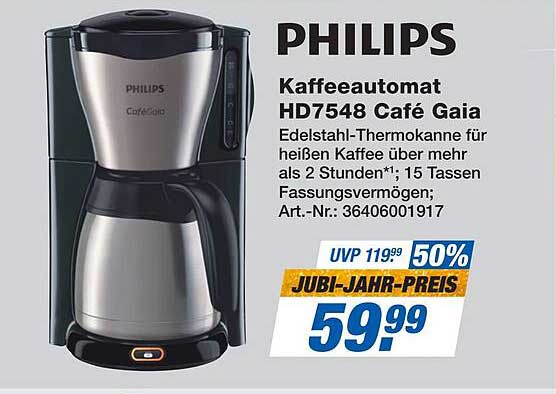 Kaffeautomat HD7548 Café Gaia