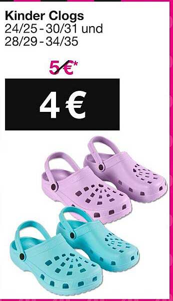 Kinder Clogs 24/25 - 30/31 und 28/29 - 34/35