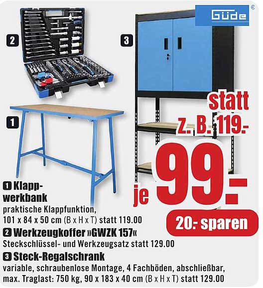 Klappwerkbank