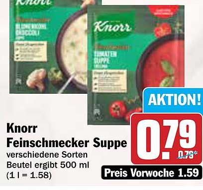 Knorr Feinschmecker Suppe - verschiedene Sorten