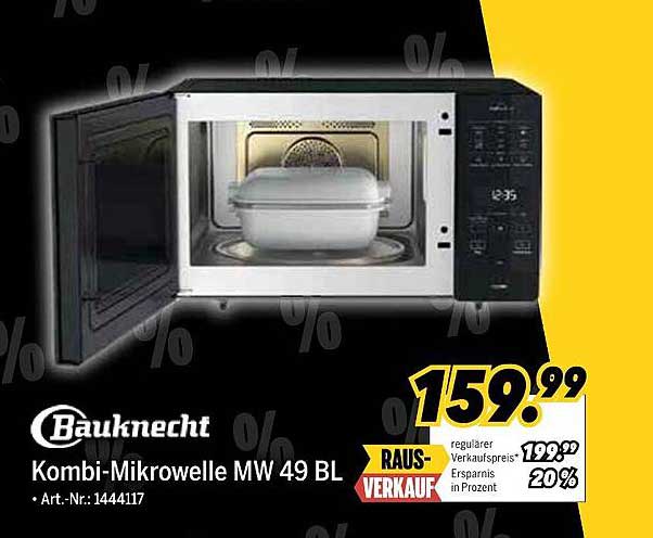 Kombi-Mikrowelle MW 49 BL von Bauknecht