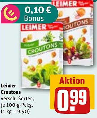Leimer Croutons - Verschiedene Sorten