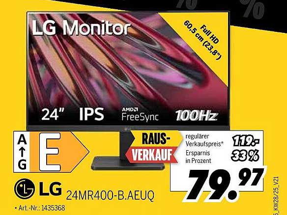 LG 24MR400-B.AEUQ 24" Monitor