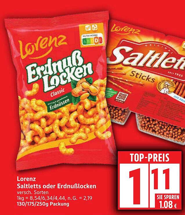 Lorenz Saltletts oder Erdnusslocken