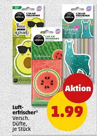 Luftfrischer - Verschiedene Düfte, je Stück