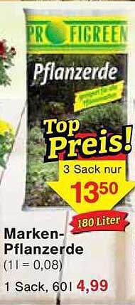 Marken-Pflanzerde 180 Liter für nur 13,50 €