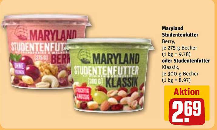 Maryland Studentenfutter Berry und Klassik