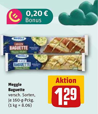 Meggle Baguette verschiedene Sorten
