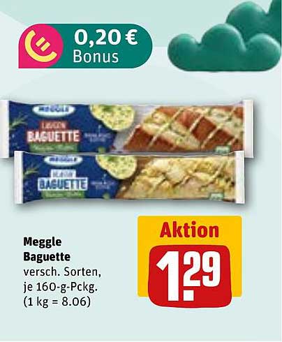 Meggle Baguette - verschiedene Sorten