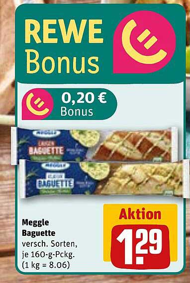 Meggle Baguette – Verschiedene Sorten