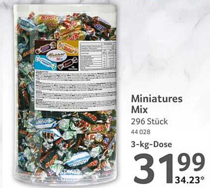 Miniatures Mix - 3-kg-Dose mit 296 Stück