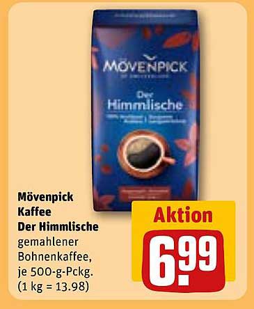Mövenpick Kaffee Der Himmlische - gemahlener Bohnenkaffee, 500-g-Päckchen
