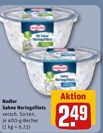 Nadler Sahne Heringsfilets 400 g