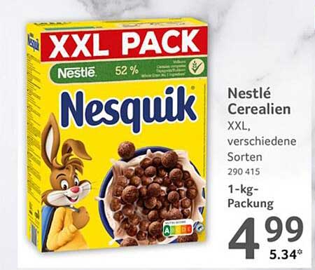 Nestlé Cerealien XXL, verschiedene Sorten, 1-kg-Packung