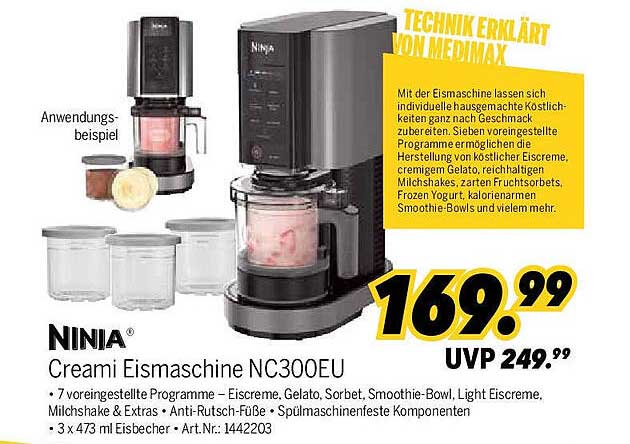 NINJA Creami Eismaschine NC300EU