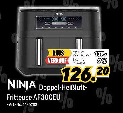 NINJA Doppel-Heißluft-Fritteuse AF300EU