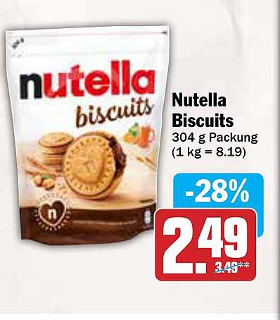 Nutella Biscuits 304 g Packung