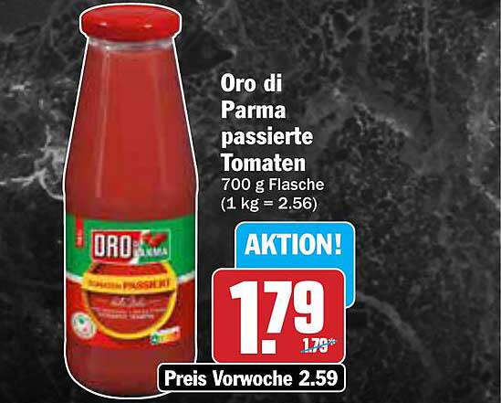 Oro di Parma passierte Tomaten 700 g Flasche