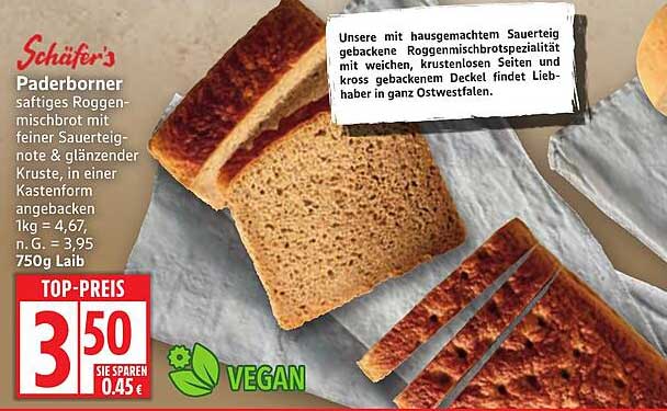 Paderborner Roggenmischbrot 750g