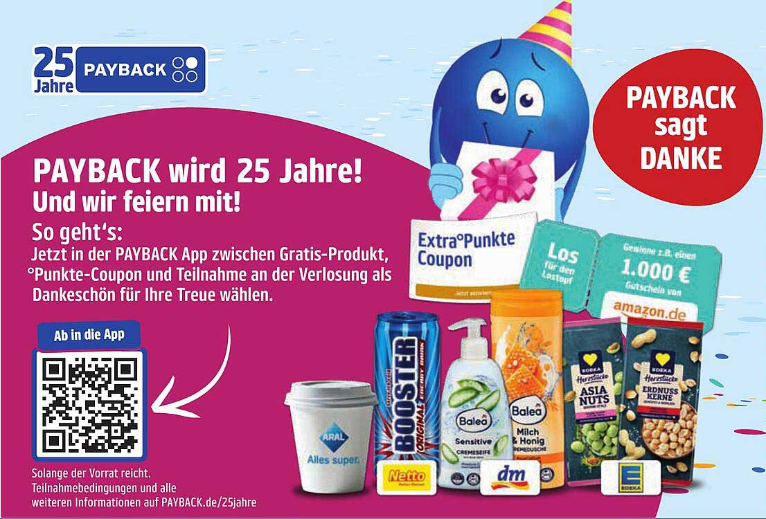 PAYBACK feiert 25 Jahre mit tollen Angeboten!