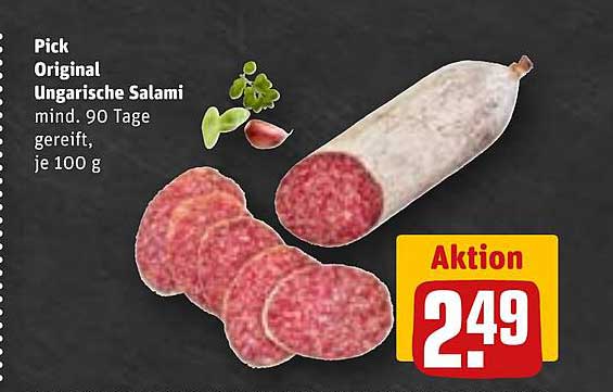 Pick Original Ungarische Salami, mind. 90 Tage gereift, je 100 g