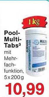 Pool-Multi-Tabs3 mit Multifunktion, 5 x 200g